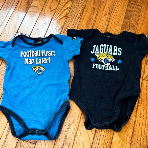 NFL Jacksonville Jaguars Onesies 2-Pack 18 Month - Picture 1 of 6